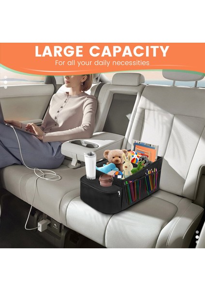 Araba Koltuğu Organizatörleri Katlanabilir Arka Koltuk Otomobil Organizatörü Araba Koltuğu Depolama Bagaj Depolama Organizatörü Siyah (Yurt Dışından) fırsatları
