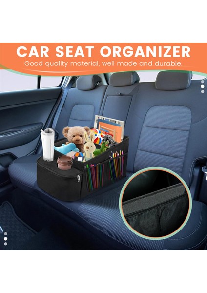 Araba Koltuğu Organizatörleri Katlanabilir Arka Koltuk Otomobil Organizatörü Araba Koltuğu Depolama Bagaj Depolama Organizatörü Siyah (Yurt Dışından) indirimleri