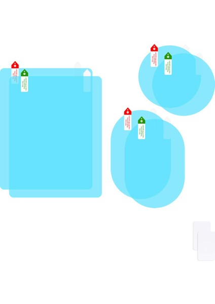 6pcs Araba Dikiz Aynası Filmi Araba Yan Aynası Anti-Parlama Filmi Nano Film Anti-Bavul Yağmur Su Geçirmez Membran Koruyucusu Araba Dikiz Aynası Yan Pencere (Yurt Dışından)