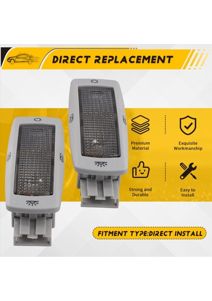 2pcs Arka Okuma Haritası Vw Golf Passat İçin Işık Tavan (Yurt Dışından) indirimleri