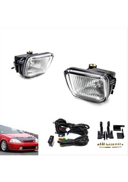 da Civic İçin Uygun 2pcs 96-98 LED Bloklu Sis Farlar (Yurt Dışından) fırsatları