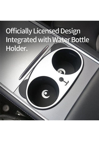 Tesla Model Y Model 3 Için 2017-2023 Merkez Konsol Kupası Tutucu Ekleme Yuva Kayma Sınırlayıcı Sabitleyici Su Kupası Klipsli -Panda (Yurt Dışından) fırsatları