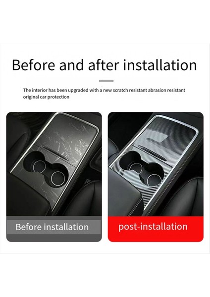 Tesla Model 3 / Y Iç Modifikasyon Için Otomobil Merkezi Konsol Dekoratif Panel Yama Kiti (Yurt Dışından) fiyatları