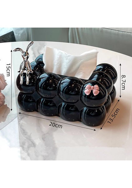 Oturma Odası Yemek Masası Için Avrupa Tarzı Krem ​​rengi Hatmi Plastik Mendil Kutusu (Yurt Dışından)