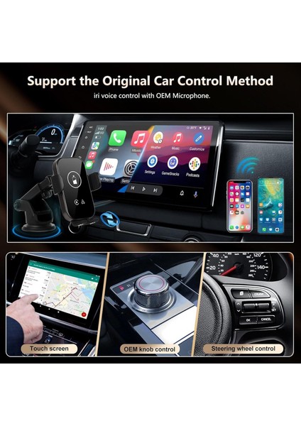 Kablosuz Carplay Adaptörü Android Auto Dongle &amp 15W (Yurt Dışından) fiyatları