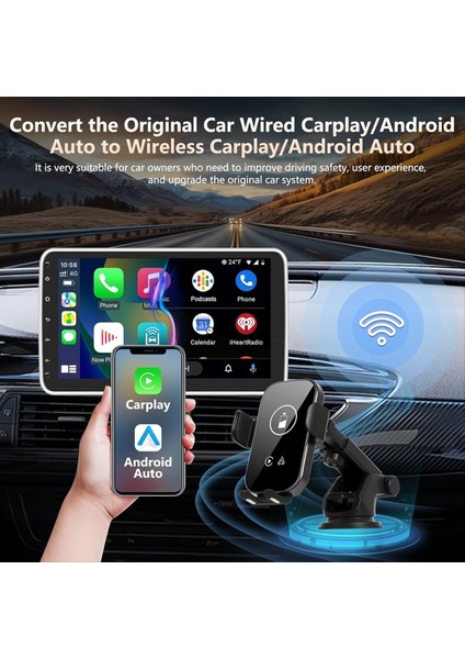 Kablosuz Carplay Adaptörü Android Auto Dongle &amp 15W (Yurt Dışından) fırsatları