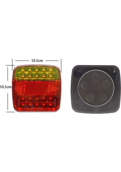 Çekme Kamyonu Için Kablosuz Römork Işıkları Kiti Şarj Edilebilir LED Çekme Işığı Tekne Römork Rv Için Manyetik ile (Yurt Dışından) modelleri