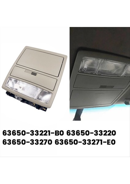 Araba Konsol Çatı Okuma Işığı Assy 63650-33220-E0 Toyot (Yurt Dışından) modelleri