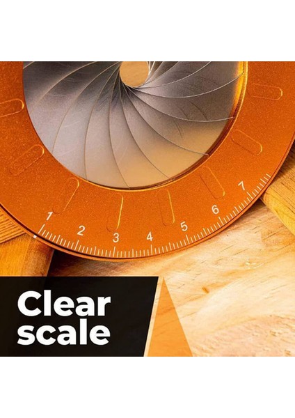 Ayarlanabilir Daire Çizim Cetveli Aracı, Profesyonel Yuvarlak Daire Çizim Aracı, Ölçme Cetveli (1 Adet) (Yurt Dışından) indirimleri