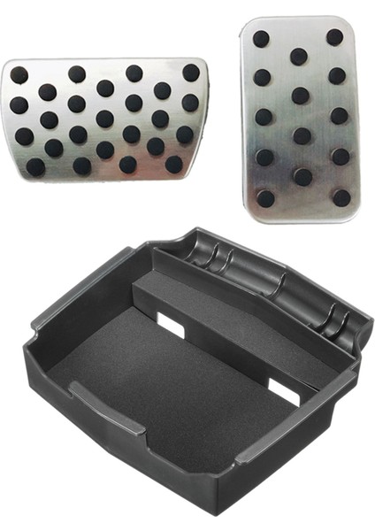 Honda Crv 2012-2016 Için Çok Fonksiyonlu Merkezi Saklama Kutusu ve Honda Civic Accord Için Araba Ayağı Gaz Freni Pedal Ped Kapağı (Yurt Dışından)