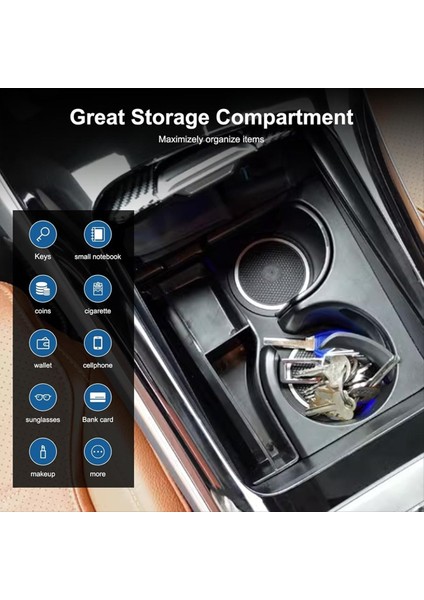 Mercedes Benz Glc Sınıfı X254 2023 2024 Sable Kutu Tava Iç Aksesuarları Için Merkez Konsol Organizatörü (Yurt Dışından) indirimleri