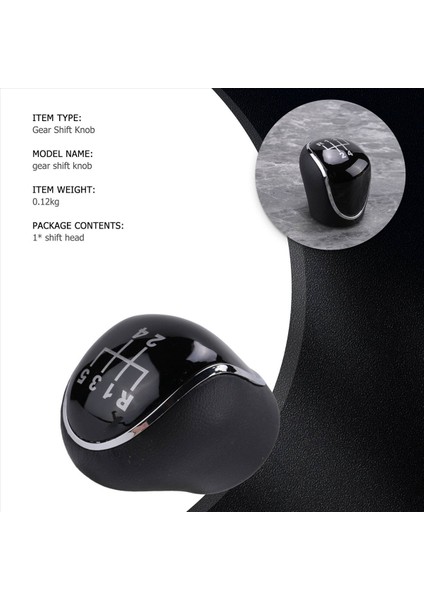 Chevrolet Chevy Cruze Için 5 Hızlı Kılavuz Şanzıman Vites Dişli Kafası 2008-2014 Siyah (Yurt Dışından) fiyatları