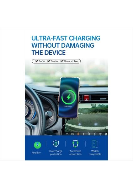 Kablosuz Şarj Cihazı Telefon Tutucu Hava Havalandırma Montajı Cep Telefonu Desteği Hızlı Şarj Için Standı (Yurt Dışından) fırsatları