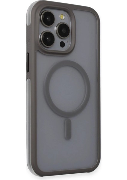 iPhone 15 Pro Toras Airbag Magsafe Kapak - Titan GRI-(5796) - MR000K-1FV826