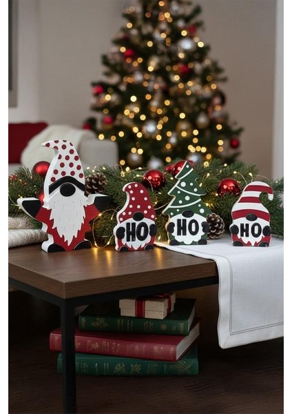 Ho Ho Ho 4 lü Yılbaşı Süsü fiyatları