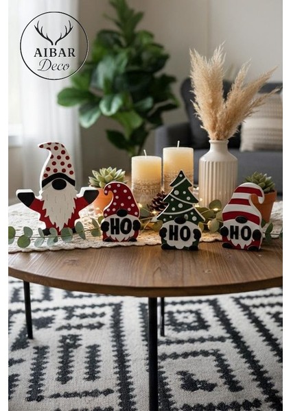 Ho Ho Ho 4 lü Yılbaşı Süsü fırsatları