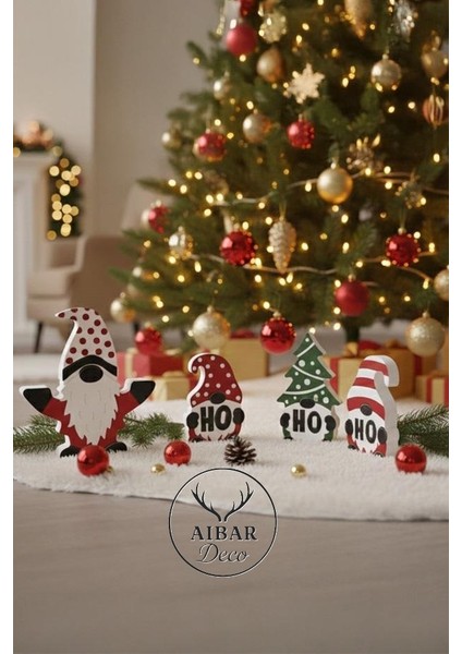 Ho Ho Ho 4 lü Yılbaşı Süsü indirimleri