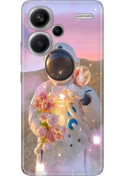 Xiaomi Redmi Note 13 Pro Plus 5g Kılıf Desenli Baskılı Tpu Rubber Kapak Astronotumsu