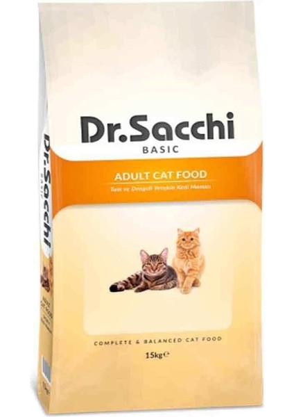 Dr.Sacchi Tavuklu Kedi Maması 15 Kg fiyatları