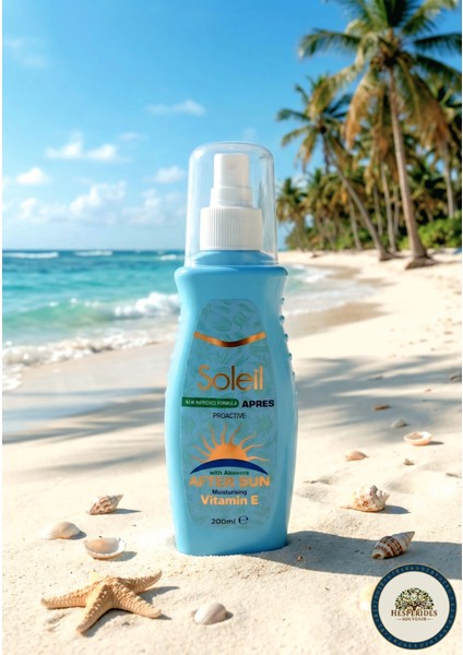 Soleil Güneş Sonrası Ferahlatıcı Sprey Losyon (After Sun) Aloe Vera & Vitamin E 200 ml