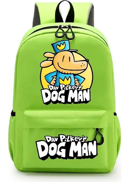 Yeni Köpek Adamı Çocuk Sırt Çantaları Erkekler Büyük Kapasiteli Okul Sırt Çantası Sevimli Çizgi Film Okul Çantaları Çocuk Okul Malzemeleri Doğum Günü Hediyeleri Renk: STGG5X-STGG10S (Yurt Dışından)