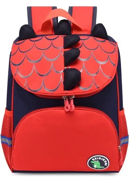 Yeni Anaokulu Okul Çantası Kişiselleştirilmiş Isim Erkek Kızlar Sevimli Karikatür Sırt Çantası Özel Işlemeli Dinozor Tek Boynuzlu At Çocuk Çantası Rengi: Kırmızı/beden: Isim Yok (Yurt Dışından)
