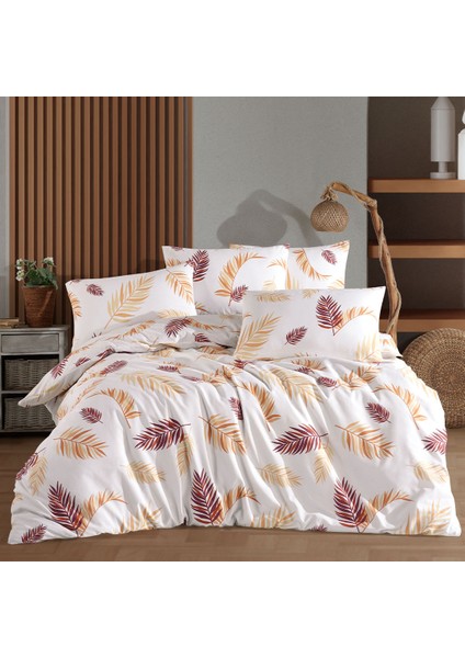 Çift Kişilik Nevresim Takımı 200X220 | 4 Yastık Kılıfı | Lastikli Çarşaflı 180X200+25