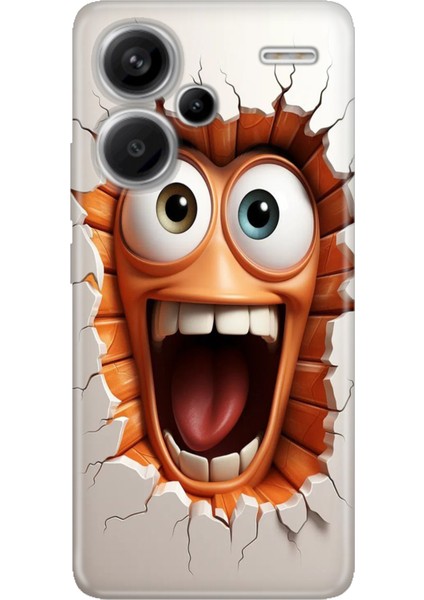 Xiaomi Redmi Note 13 Pro Plus 5g Kılıf Desenli Baskılı Tpu Rubber Kapak Funny