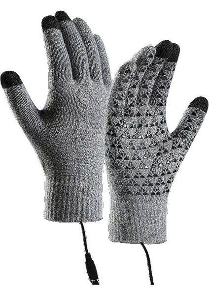 Yeni USB Elektrikli Isıtma Eldivenleri, Özellikle Dış Mekan Bisiklet Sürme Kaymaz Eldivenler Için Tasarlanmıştır, Dokunmatik Ekranlı Erkekler ve Kadınlar Için (Yurt Dışından)