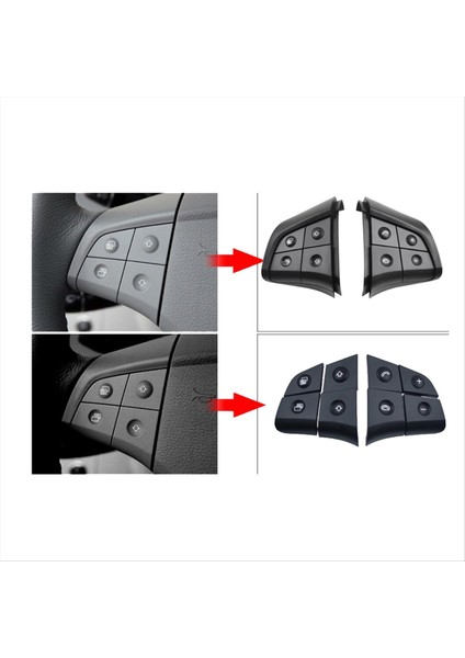Araç Direksiyon Simidi Kontrol Anahtarı Düğmesi 4 Mercedes Benz W164 ml Gl B B/r-Sınıf 2006-2009 W251 Master Knob Gray (Yurt Dışından) fırsatları