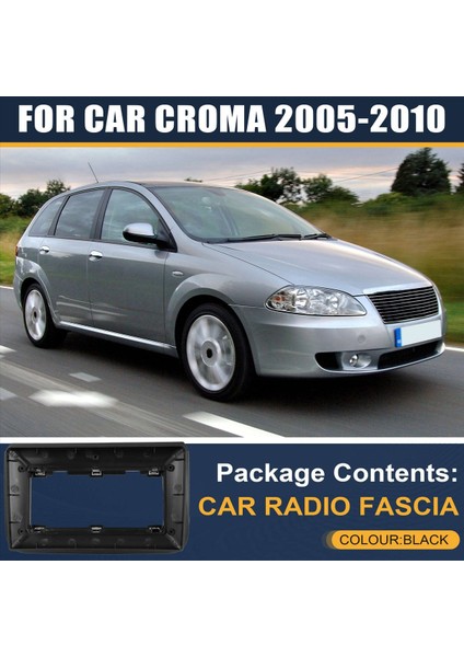 9 Inç Araba Fasya Çerçeve Adaptörü Kanbus Kutusu Android Radyo Dash Takım Paneli Kiti Fiat Croma 2005-2010 (Yurt Dışından) fırsatları