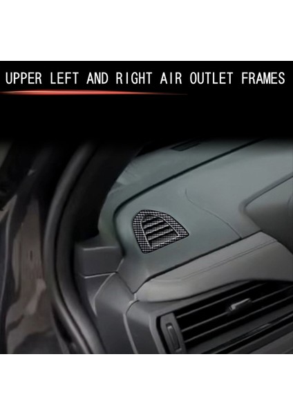 Araba Gösterge Tablosu Üst Klima Hava Çıkış Çerçevesi A/c Hava Çıkış Çerçevesi Subaru Forester 2025 Karbon Fiber Lhd (Yurt Dışından) indirimleri