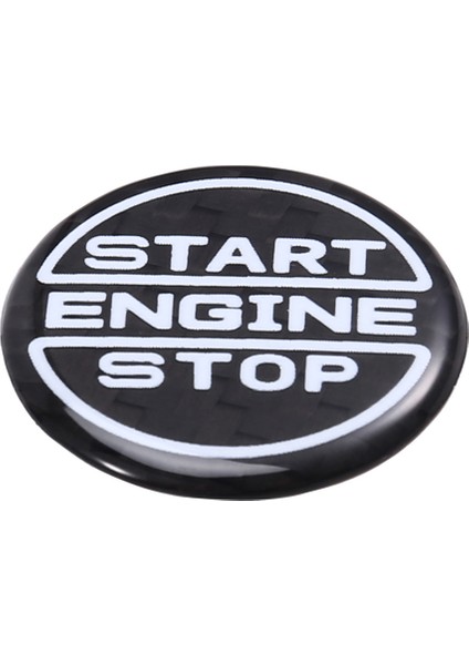 Karbon Fiber Araba Başlat tor Duruş Düğmesi Panel Iç (Yurt Dışından) fiyatları