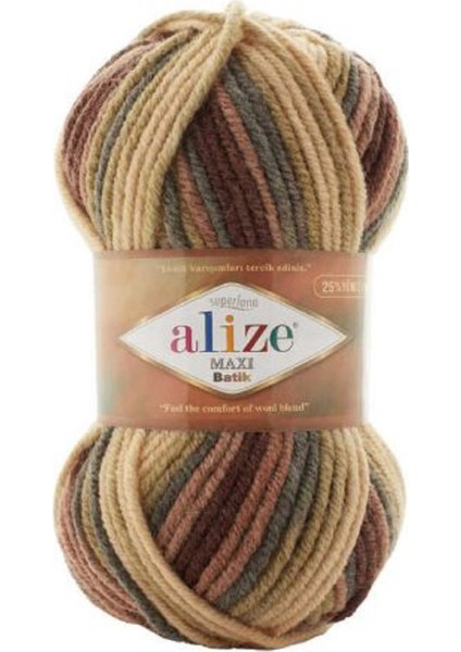 Kahfeli Yeşilli Batik 1 Adet Colar : 7804