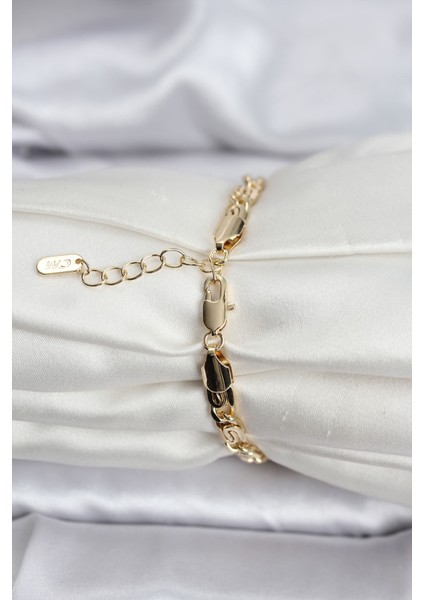 14K Renk Kaplama Zincir cm Kadın Bileklik fiyatları