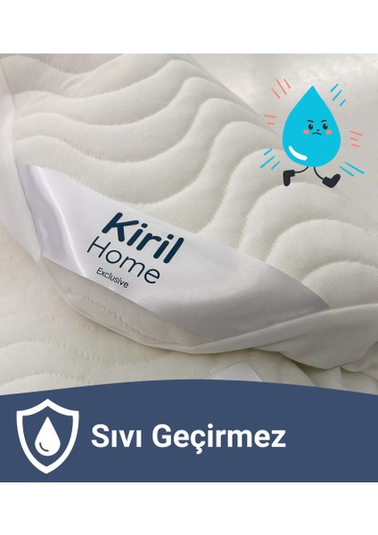 Premium %100 Pamuk Yüzeyli Sıvı Geçirmez Fitted Full Kenar Lastikli Yatak Alezi fırsatları
