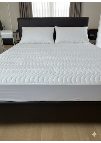 Premium %100 Pamuk Yüzeyli Sıvı Geçirmez Fitted Full Kenar Lastikli Yatak Alezi indirimleri