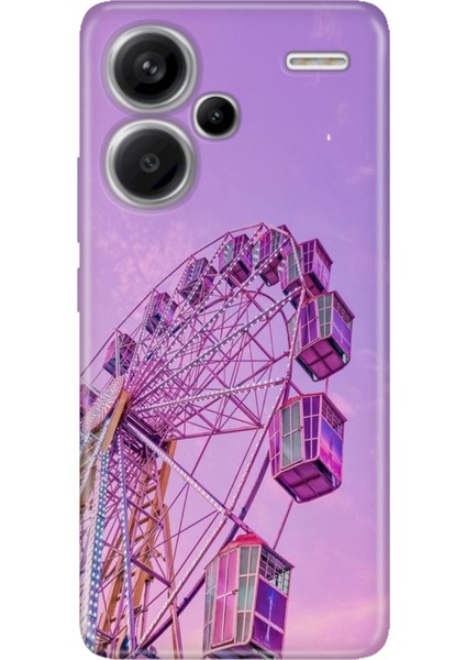 Xiaomi Redmi Note 13 Pro Plus 5g Kılıf Desenli Baskılı Tpu Rubber Kapak Dönme Dolap