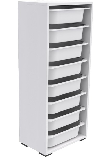 Cara 8 Sepetli Çok Amaçlı Mutfak Dolabı Beyaz modelleri