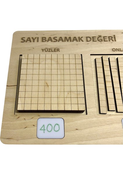 Ahşap Basamak Değeri Öğrenme Seti, Sayı ve Basamak Değeri Kavramı, Montessori Matematik Öğrenimi fiyatları