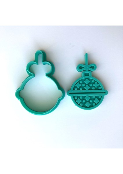 Yıldız Desenli Yuvarlak Yılbaşı Kurabiye Kalıbı | Doğum Günü ve Yılbaşı Partisi | Hamur, Kil ve Şeker Hamuru Damgası modelleri