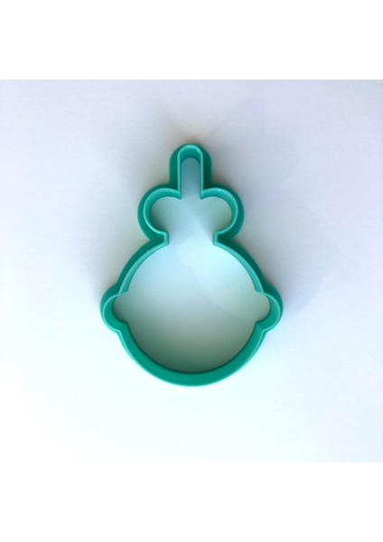 Yıldız Desenli Yuvarlak Yılbaşı Kurabiye Kalıbı | Doğum Günü ve Yılbaşı Partisi | Hamur, Kil ve Şeker Hamuru Damgası