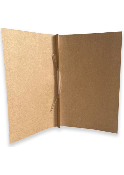 50 Adet Kraft Telli Dosya Baskısız 300 gr