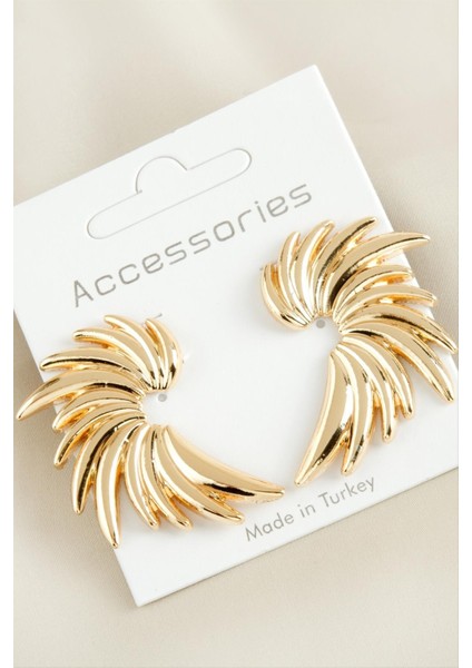 Kanat Yeni Sezon Metal Küpe