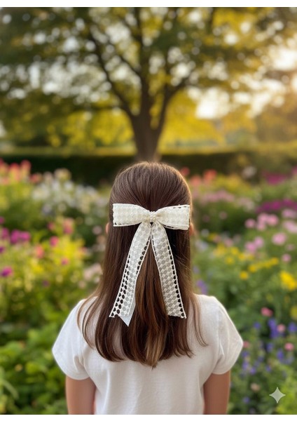 Inci Işlemeli Saten Kurdela Saç Tokası modelleri