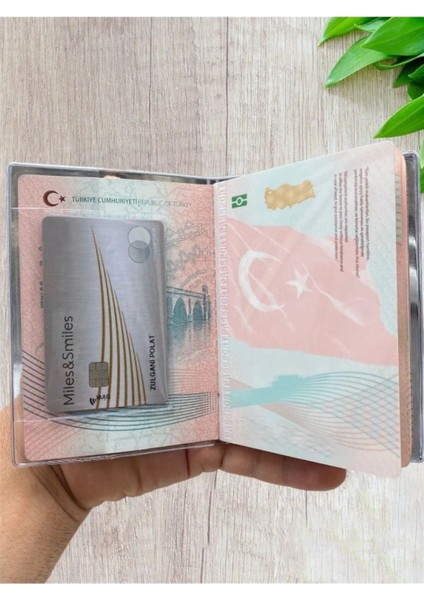 Tüm Ülke Pasaportları ile Uyumlu Şeffaf Pvc Baskılı Cepli Pasaport Kılıfı Kabı - Donkey fırsatları