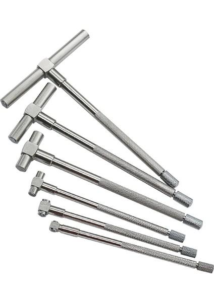 6 Parçalı Teleskopik Ölçer Iç Çap Ölçer Ayarlanabilir Ölçer 8-150MM 5/16-6 Inç Teleskopik Ölçer (Yurt Dışından)