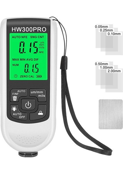 Dijital Arka Işık LCD Film Kalınlığı Ölçer Araba Boyası Kalınlık Test Cihazı Kaplama Kalınlık Ölçer Ölçme Aracı Beyaz (Yurt Dışından) indirimleri