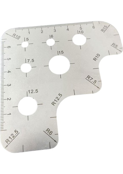 Deri Kesme Açısı Cetvel Ölçeği Cetvel Aracı Cetvel R Ölçer Paslanmaz Çelik Yuvarlak Cetvel Ark Cetvel Açı Cetvel (Yurt Dışından)