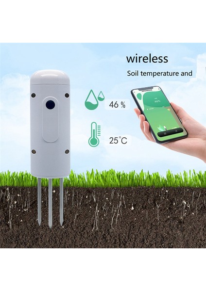 Tuya Zigbee Kablosuz Toprak Nem Ölçer Sıcaklık Nem Test Cihazı Bitki Monitörü IP67 Su Geçirmez Dedektör Bahçe Için (Yurt Dışından) fırsatları